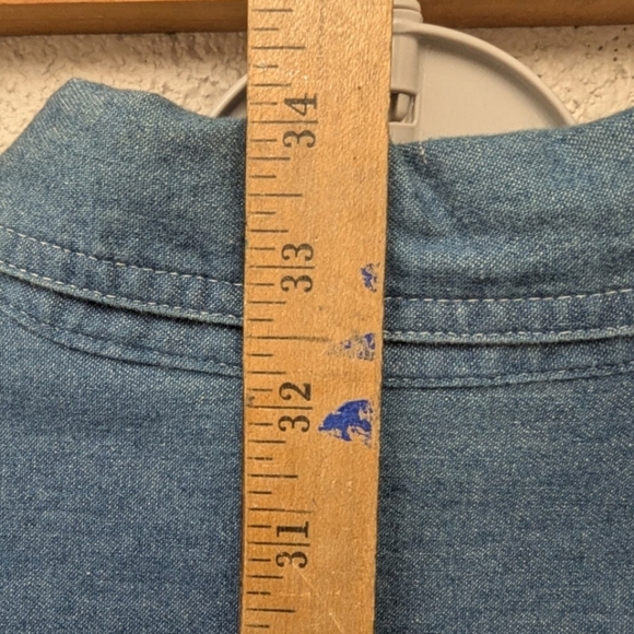 Raggedy Ann & Andy denim button down shirt  size XL - Picture 12 of 12